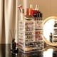 thumbnail image 3 of Organizador de maquillaje Cq, acrílico, apilable, 11 cajones, transparente, 4 unidades, 3 of 7