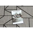 thumbnail image 2 of Runner Sizal Floorlux Design 20605 Triangles, Geometric Silver / Black 120 Cm, 2 of 5