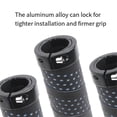 thumbnail image 4 of Bike Handle Grips Mountain Bike Grips Lock On, Anti-Slip Shock Absorbing Bike Handlebar Grips for 22.2mm, E, 4 of 5