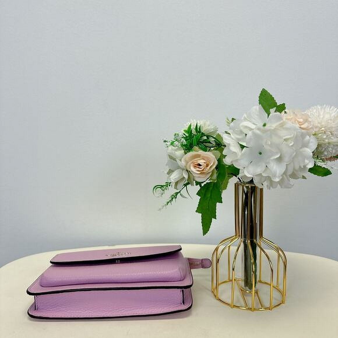 Kate Spade K8284 Leila Small Pebbled Leather Crossbody Bag In Quartz Pink