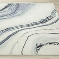 thumbnail image 5 of Luxe Weavers Modern Abstract Marbled Blue 9x12 Area Rug, Stain-Resistant Carpet, 5 of 10