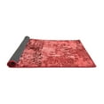 thumbnail image 2 of Ahgly Company Indoor Square Abstract Red Modern Area Rugs, 4' Square, 2 of 4