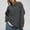 Gray, variant on DPTALR George Women's Long Sleeve Loose Solid Color Round Neck Knitted Pullover Sweater,Pink,Big and Tall Men XL