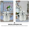 thumbnail image 2 of Guichaokj 2-Pack Mini Galvanized Metal Buckets for Dollhouse Decor, Small Tin Flower Pots for Crafts and Decorations, 2 of 6