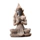 thumbnail image 3 of Estatua de Buda sentado de piedra arenisca, colección de esculturas artesanales decorativas de 3x2x4 pulgadas para regalo de inauguración de la casa, Estilo B Macarena Estatua al aire libre, 3 of 8
