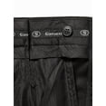 thumbnail image 4 of Giovanni Uomo Mens Pleated Front Expandable Waist Dress Pants Black - Cuffed 52W x 26L, 4 of 4