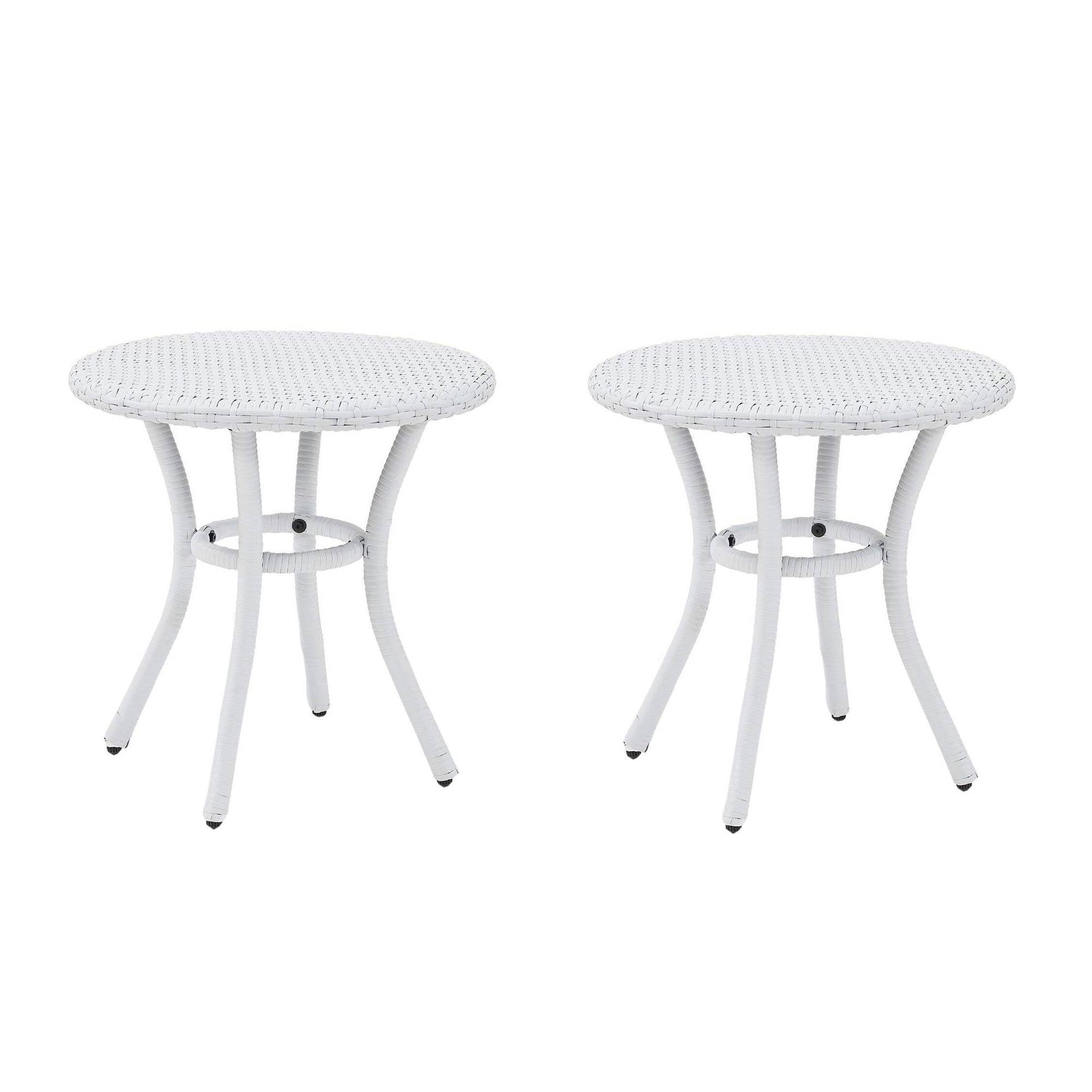 Crosley Furniture Palm Harbor Outdoor Backyard Wicker Side ...