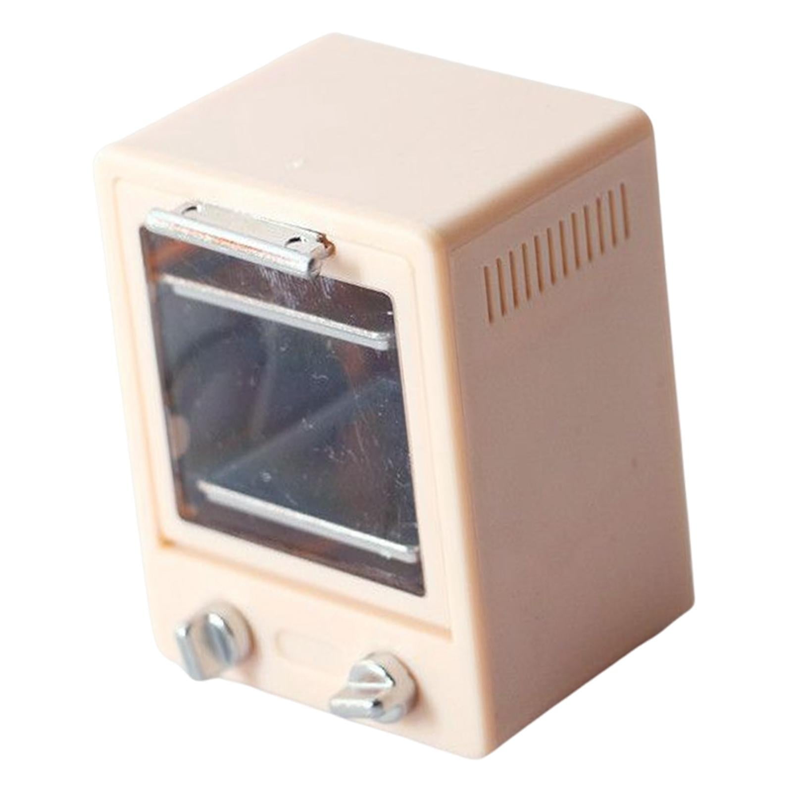 Yinanstore 1:6 1:12 Microwave Oven Manchine Life Scene Inspire Imagination for Oranments Birthday Girls , Pink