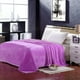 thumbnail image 3 of Manta de franela de color puro sábana manta sofá cama de color sólido 100x140cm (violeta), 3 of 7