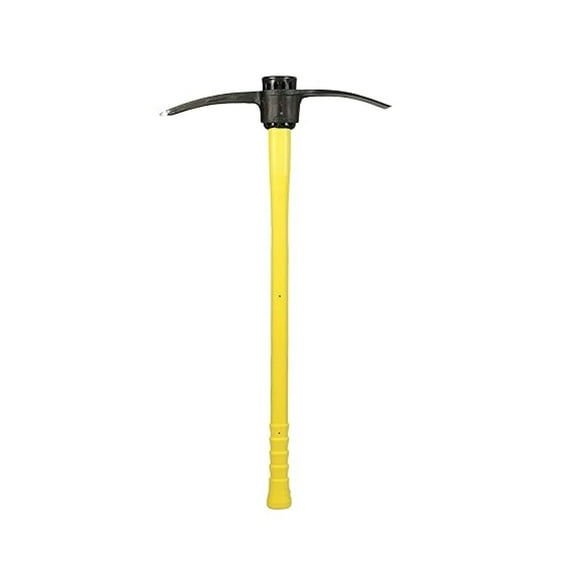 Pick Mattock - 36 Inch Fiberglass Handle, 5lb Head - Heavy Duty Digging Tool for Gardening, Landscaping, and Farm Work - Made in India
