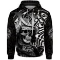 thumbnail image 4 of Sudadera con capucha para hombre de otoño, sudadera con estampado de calavera gótica de guerrero, sudaderas para hombre, ropa Y2k, sudadera con capucha holgada de moda para hombre, 4 of 4