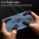 thumbnail image 3 of 6 piezas de funda para dedos para juegos de controlador de juego móvil dedo pulgar manga antisudor transpirable sin costuras pantalla táctil, 3 of 5