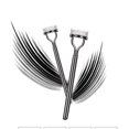 thumbnail image 2 of 2 Pack Eyelash Comb Folding Metal Curler Mascara Separator Set Teeth Eyelash Definer Eyelash Extender Applicator With Comb Cover Professional Grooming, 2 of 5