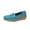 Light Blue, variant on Fesfesfes Women Flats Womens Casual Shoe Cowhide Peas Mom Shoes Cowhide Soled Slipsole Shoes 7(39)