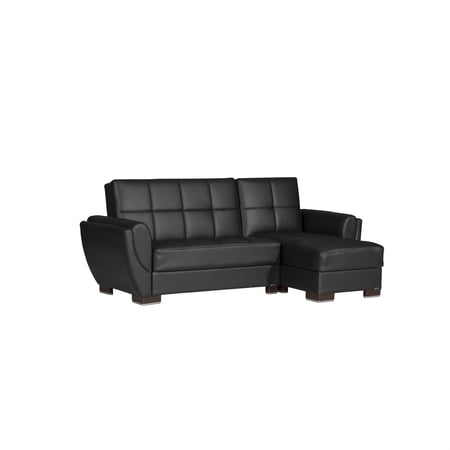 ARMADA AIR LOUNGE SECTIONAL SECTIONAL (L+C) 115 BLACK PU