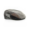 thumbnail image 3 of Mucros Weavers Men's Irish Flat Cap 100% Wool Tweed Trinity Patchwork Hat Made in Ireland (S), 3 of 4