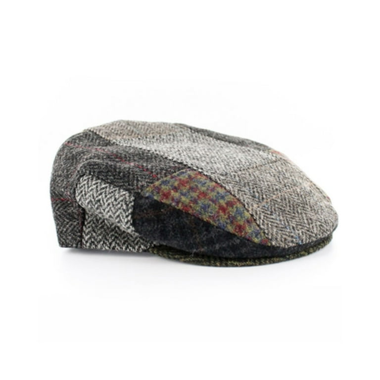 Mucros Weavers Irish Flat Cap Men's Trinity 100% Wool Tweed Hat