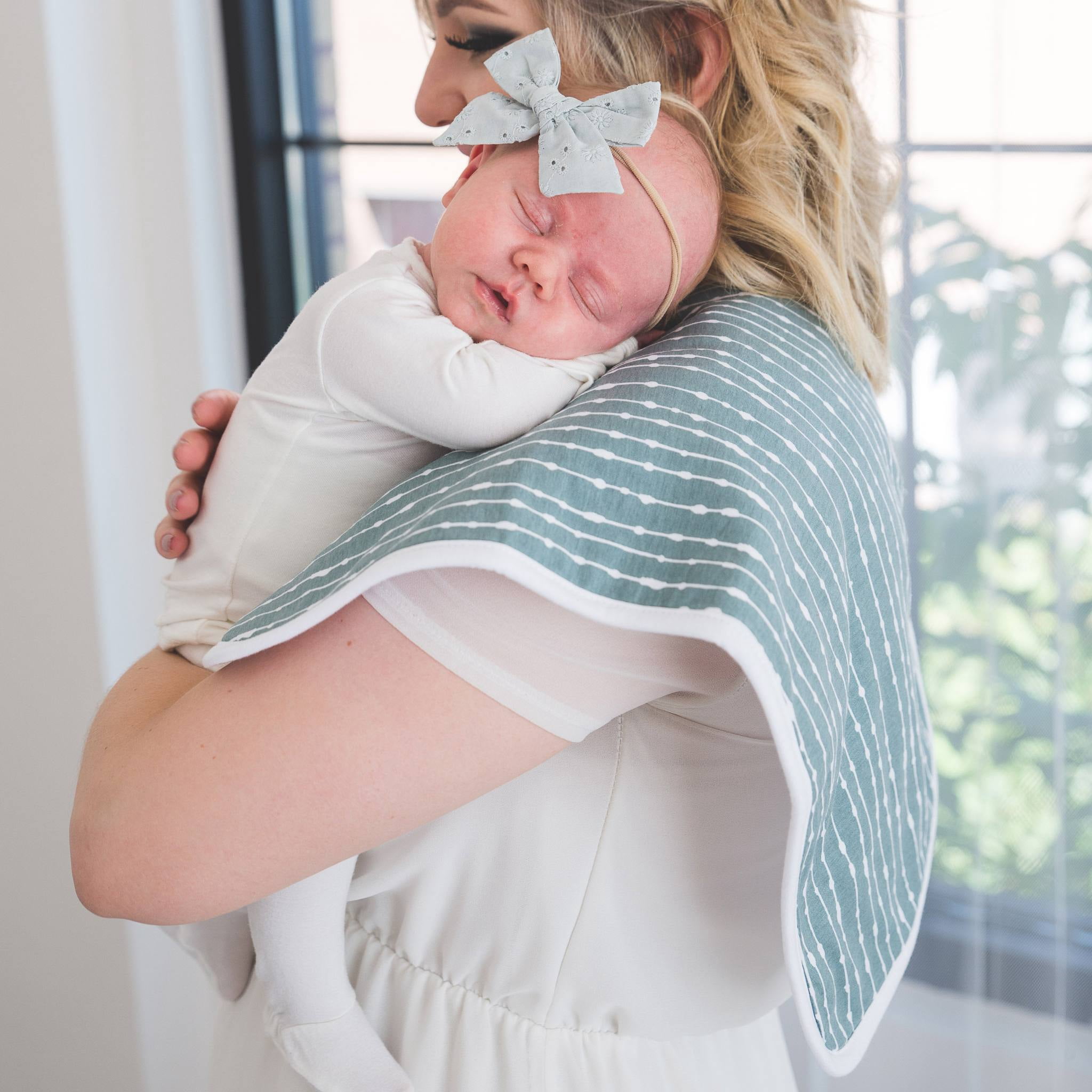 Copper Pearl Burp Cloths- Autumn