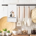 thumbnail image 2 of Valentine's Day Dogs Gifts Kitchen Towels Decorative, Valentine Dog Dish Towel Cloths Dishcloths Tea Towel for Dog Lovers, Let's Do This Forever Bathroom Kitchen Decor Hand Towel, 2 of 4