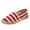 Red, variant on NOKIO Women's Slip on Shoes Canvas Sneakers Loafers Non Slip Shoes Low Top Casual Shoes Ladies Fashion And Leisure Vintage Two Tone Stripe Hand Stitching Espadrilles Canvas Shoes