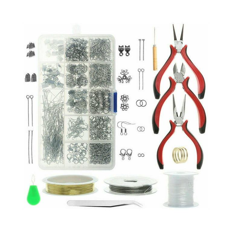 Jewellery Making Kit Wire Findings Pliers Starter Tool Necklace