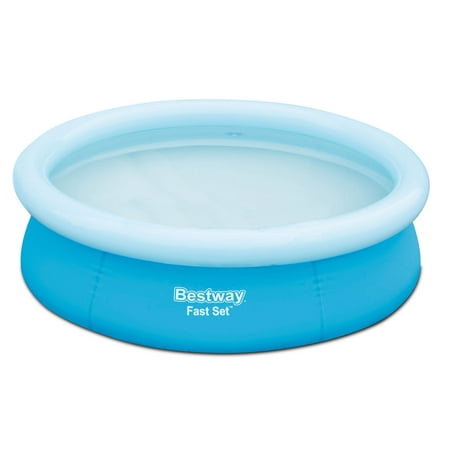 Bestway 57252E 6ft x 20in Round Inflatable Above Ground Kids Swimming Pool, (Best Way To Teach Child To Tie Shoes)