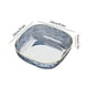 thumbnail image 3 of Bandeja Transparente de 24 Cm para Servir En La Cocina, Ideal para Fiestas, Aperitivos, Ensaladas y Otros Usos. También Sirve Como Frutero o Bol para Frutas Secas., 3 of 6