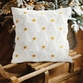 thumbnail image 4 of Christmas Pillow Covers Set of 2, 18x18 inch Xmas Pillow Cases Decorations, Christmas Tree Throw Pillow Cases Winter Decor for Sofa Living Room (White), 4 of 10