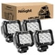 thumbnail image 1 of Barra de iluminación LED Pods Nilight de 18 W, 1260 lm, para vehículos, 4 unidades, 1 of 7