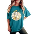 thumbnail image 2 of Drses Cute Spring Tshirt Oversized Floral Graphic Tees Vintage Wildflower Shirt Womens Boho Hiking T Shirt Summer Plant Tops, 2 of 7