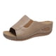 thumbnail image 2 of Nuevas sandalias con punta de boca de pez y tacón alto de cuña para mujer Wmkox8yii ytu5943, 2 of 8