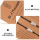 thumbnail image 2 of Pulsera ajustable 2 unids pulsera decorativa de la pulsera trenzada de muñequera (negro), 2 of 5