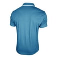 thumbnail image 5 of FRSASU Mens Knit Polo Shirts Zipper Polo Shirts Short Sleeve Casual Lightweight Golf Shirt with Chest Pockets Sky Blue, 5 of 6