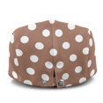 thumbnail image 3 of CHAQLIN Brown Polka Dot Print Beret Hat, Retro Lightweight Flat Cap Wrinkle-Resistant Forward Newsboy Hat for Driving Travel, 3 of 4