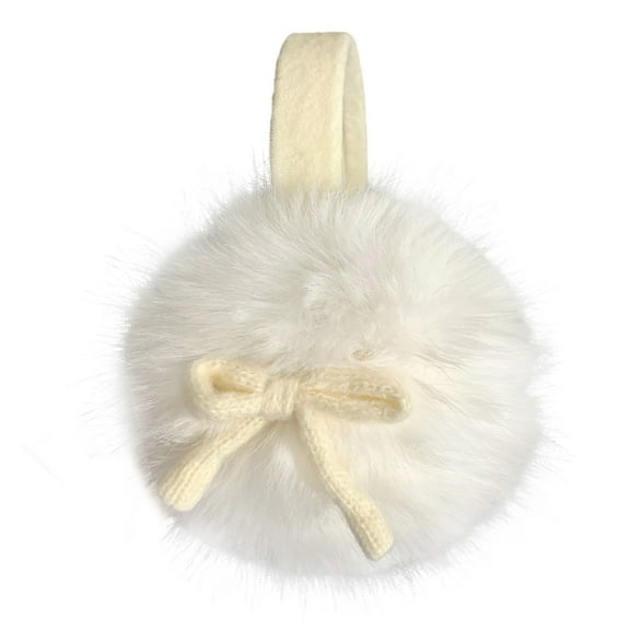 Fashion Winter Ear Covers Plush EarMuffs For Women Daily Wear Bowknot Design Ear Warmers For Cold Weather Travel Sport