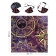 thumbnail image 5 of FINCIBO Mouse Pad Wrist Rest Support Cushion, Free Gift Cleaning Cloth, Purple Bohemian Flowers Compass, 5 of 7