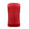 thumbnail image 4 of AherBiu Party Tops for Women Sequin Tank Tops V Neck Sleeveless Glitter Dressy Casual Blouse Sparkly Cute Shirts, 4 of 6