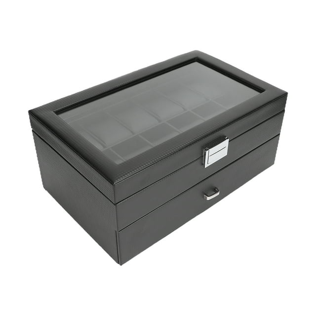 Watch Display Storage Case, Jewelry Display Drawer Case Watch Display Storage Box Exquisite Appearance With Transparent Lid For Women For Men For Storing