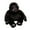 Black_35cm, variant on Quality Monkey Plush Pillow Black Animal Designs for Home Comfort Cushions