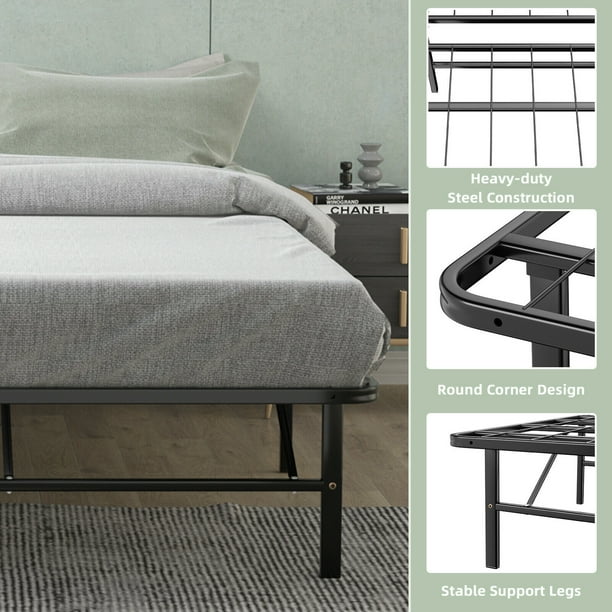 Foldable bed 2024 frame queen size