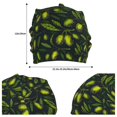 thumbnail image 6 of Kll Green Branch Olive Winter Fall Beanie Knit Hats For Men & Women - Warm & Soft Stylish Toboggan Caps For Cold Weather, 6 of 9