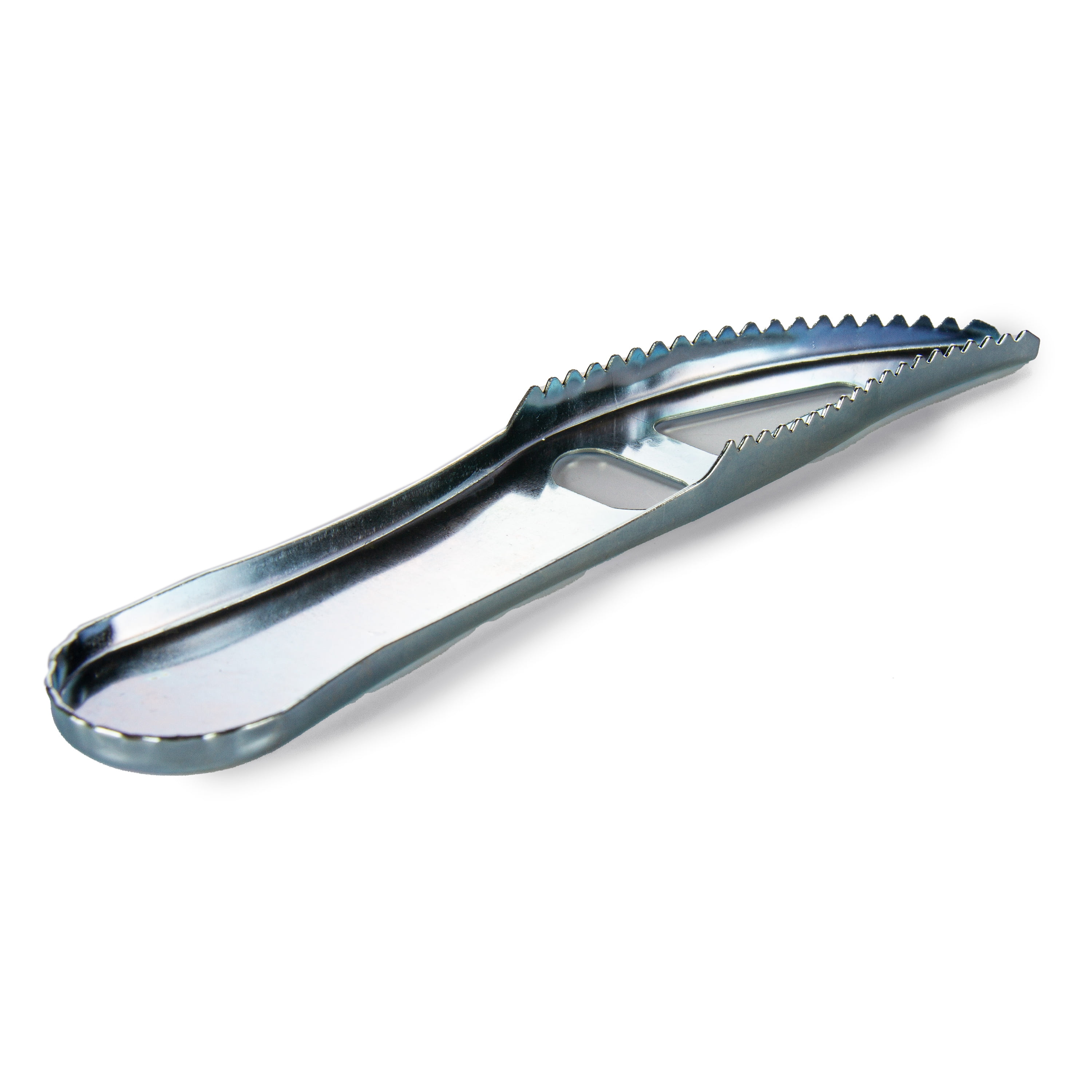 (4 pack) Ozark Trail Stainless Steel Fish Scaler with Serrated Edge, Compact Fish Scale Remover with Bottle Opener for Outdoor Use