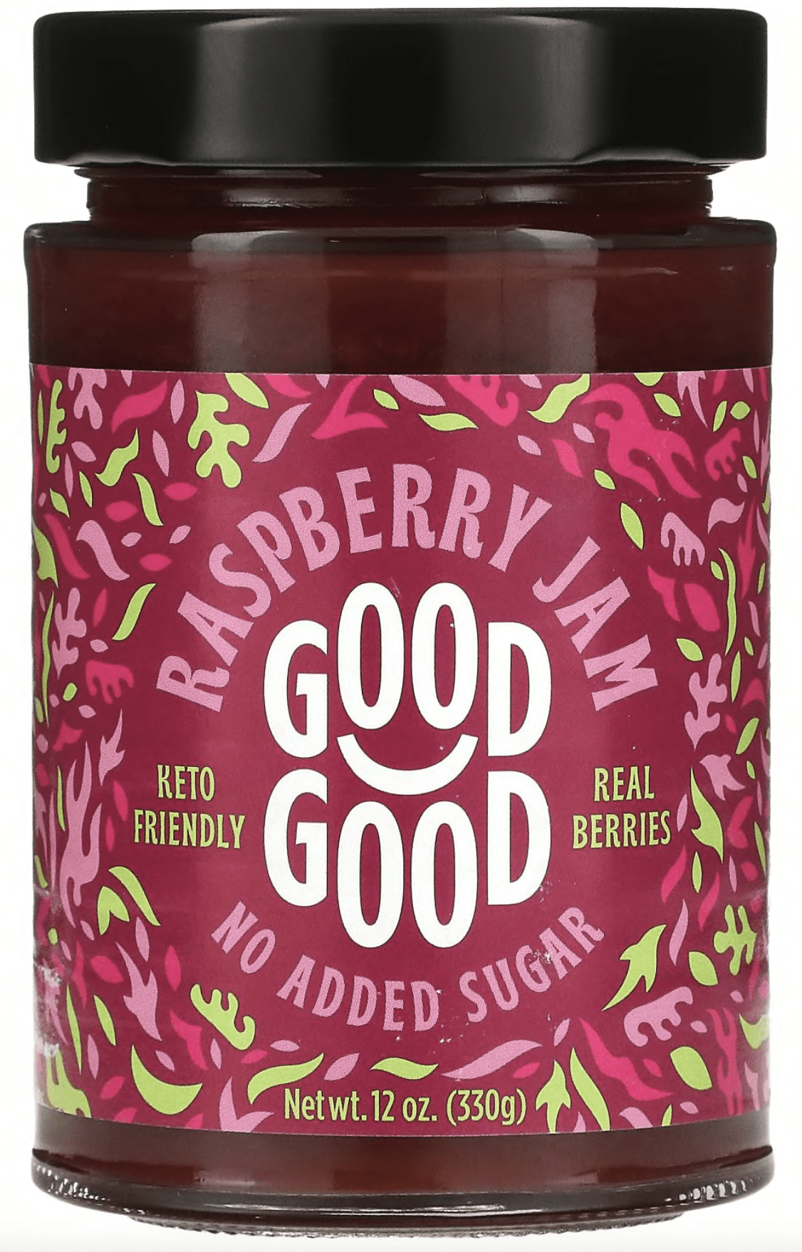 Good Good Keto-Friendly Sweet Raspberry Jam, 12oz