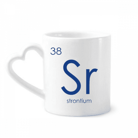 

Chestry Elements Period Table Alkaline Earth Metal Strontium Sr Mug Coffee Cerac Drinkware Glass Heart Cup
