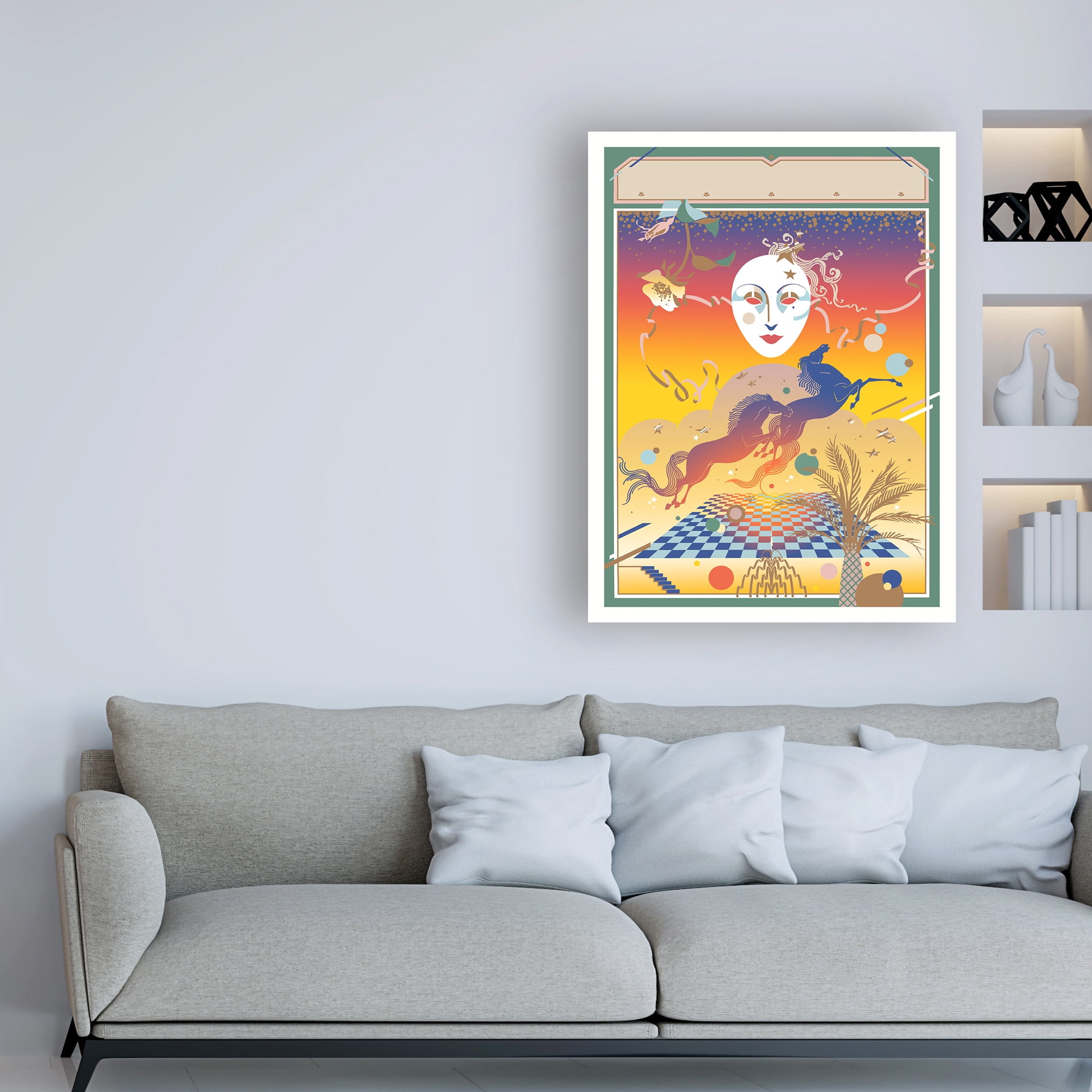 Trademark Fine Art 'Fantasy Mask' Canvas Art by David Chestnutt