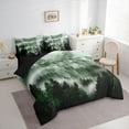 thumbnail image 3 of Feelyou Jungle Wolf Twin Bedding Sets 7pcs, Farmhouse Nature Scenery Bedding Comforter Set, 3 of 8