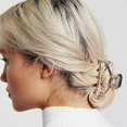 thumbnail image 4 of 2pcs Metal Claw Clips, Non-slip Hair Clips, Hollow Jaw Hair Clip For Flxing, Fixed Strong Clips, Retro Hair Clips, Hair Accessories For Women, Girls, 4 of 4