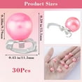 thumbnail image 2 of Trianu 30 Pcs Mini Pearl Hair Clips for Girls Women Cute Hair Pins Small Hair Clips Pearl Clips for Hair Wedding Hair Barrettes Bridal Hair Accessories for Girls and Women, Pink, 2 of 7