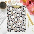 thumbnail image 4 of FMSHPON Cute PenguinRed Heart Cartoon Clipboard Hardboard Wood Nursing Clip Board and Pull for Standard A4 Letter 13x9 inches, 4 of 5