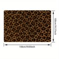 thumbnail image 2 of CNKOO Non-Slip  Washable Pee Pads for Dogs | High Quality Leopard Skull Pattern Dog & Cat Pad  Feature for Kennel Mats  Comfortable All-Season Dog Supplies Suitable for Dog Beds  Litter B, 2 of 6